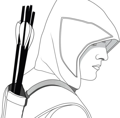 Oliver Queen Coloring Page